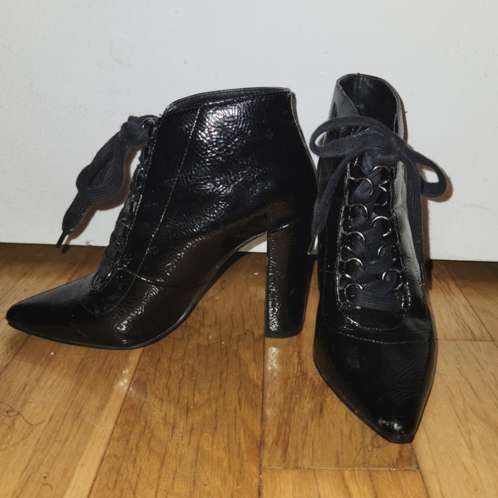 Zara Lace Up Ankle Booties